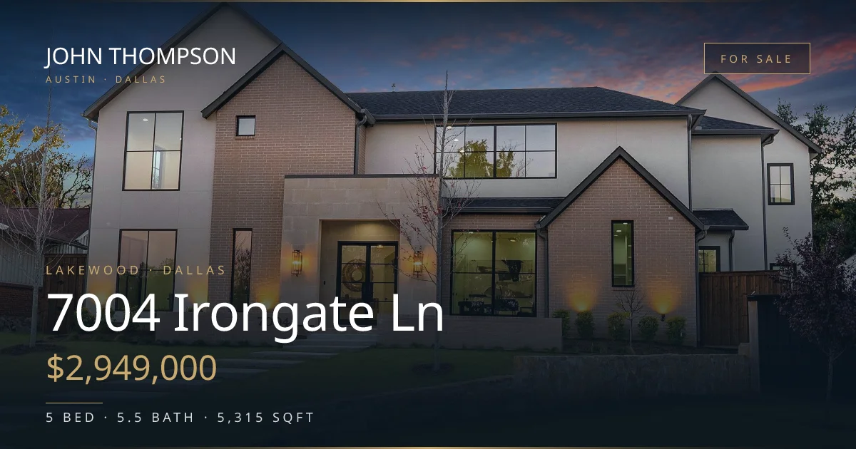 John Thompson Realty listing page